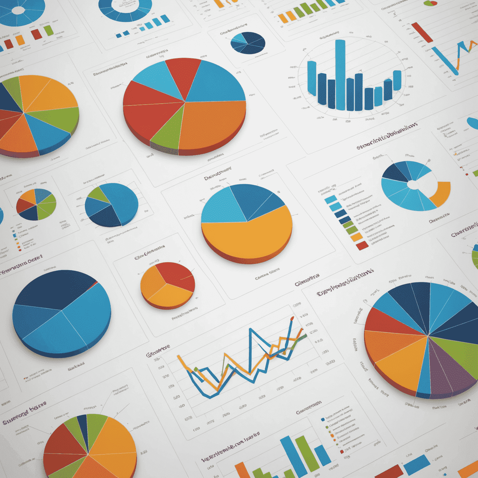 Imagen que muestra varios tipos de gráficos y visualizaciones de datos científicos