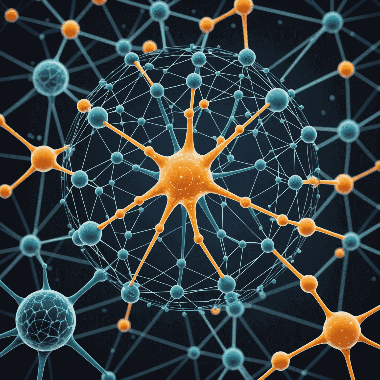 Imagen que muestra una red neuronal y símbolos científicos, representando aplicaciones de machine learning en la investigación